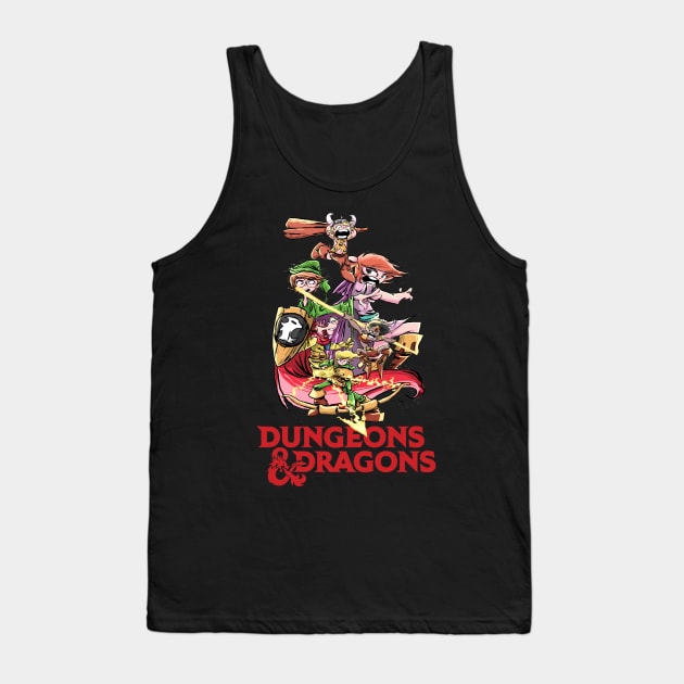 Dungeons & Dragons Tank Top by Rickdraws